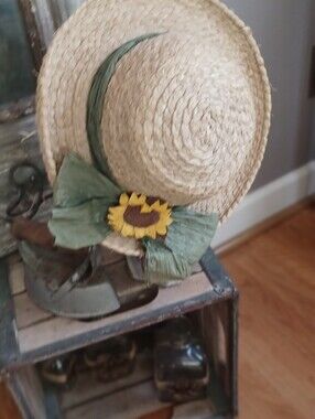 Street Smart Natural Straw Hat with Black Label Accent